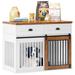 mteryoing Dog Crate Furniture Decorative Dog Kennel Dog Crate With Storage Drawers Dog Cage For Small Large Medium Dogs