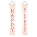 olkpmnmk Birthday Decorations Home Decor The Porch Of The Couplet Decorative Curtains And Banners Hang On A Family Vacation Party On Valentine s Day Front Porch Decor Happy Birthday Banner