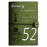 QianYing Envelopes Saving Challenge Binder Money Saving Book 52 Week Money Save Book Money Savings Budget Planner Book for Budgeting Planner