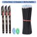 85Pcs/Set Gel Pen 0.5mm Erasable Pens Blue/Black ink Refills Rod Washable Handle School Writing Office Kawaii Stationery Gel Pen