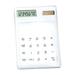 Manwang High-quality Abs Plastic Calculator Transparent Calculator Durable Solar Power Supply 8-digit Display Abs Plastic Comfortable Hand Feel Ideal for Home