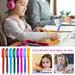 Deyared School Supplies Under $1 Ballpoint Pens 2ML Erasable Ballpoint Pen 0.7 Mm Rotatable Erasable Gel Ink Pens Ballpoint Pens Erasable Gel Ink Pens for Children Students School Office Supplies