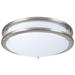 LED DOUBLE RING CEILING FLUSH 3000K 120 CRI80 UL 20W 80W EQUIVALENT 50000HRS LM14000 DIMMABLE INPUT VOLTAGE 120V