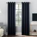 Sun Zero-Sun Zero Oslo Total Blackout Grommet Curtain Panel Single Panel52x54-Indigo108inLX52inW