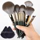 14pcs Makeup Brushes Soft Fluffy Cosmetic Powder Eye Shadow Foundation Blush Blending Beauty Make Up Brush With Powder Puff Ideal For Makeup Beginner And Artist