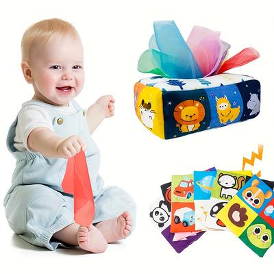 TEMU Baby's Magic Tissue Box: A Creative Educational Toy For Sensory Play & Finger Exercising - Perfect For Kids' Learning & Entertainment! Christmas Halloween Gifts