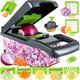 14 In 1 Multifunctional Vegetable Chopper, Cutter Vegetable Dicer Slicer Cutter Mandoline Onion Chopper For Onion Potato Tomato Cucumber Carrot