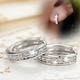 Luxury Silver Plated Elegant Zircon Small Hoop Huggie Earrings For Women Wedding Bridal Jewelry