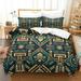 Home Bedclothes Gypsy Traditional Pattern Printed Comforter Cover Pillowcase Fashion Bedspreads California King (98 x104 )