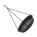 WEANT Hanging Bird Bath; Homes Garden Platform Bird Feeder Bird Seed Catcher Tray for Attracting Birds Outdoors Backyard Large Capacity Black