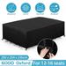 Patio Outdoor Furniture Cover Chair Table Covers Waterproof Black Garden 600D