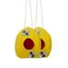 FNGZ Bird Feeders Clearanceï¼�For Wild for Garden Handmade Yard Diy Felted Hanging Outside Feeder Felted Beehive Pod 2Pack Decoration Ornament Hanging House Bird Feeders Yellow