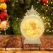 GNFQXSS Lighted Christmas Decor Battery Include Clear LED Lights Hanging Lantern Christmas Tree Pendant Novel Props Light for Xmas Party Home Decor Multicolor