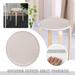 Sueyeuwdi Seat Cushion Throw Pillows For Couch Round Garden Chair Pads Seat Cushion For Outdoor Bistros Stool Patio Dining Room Room Decor Home Decor Beige 28*25*1cm