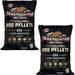 WANLINDZ Premium All Natural Hardwood Red and White Oak Wood Chip Pellets for Outdoor Gas Charcoal and Electric Grills 20 Pounds (2 Pack)