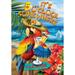 5 O Clock Paradise Summer Garden Flag Drinks Nautical 12.5 x 18 Briarwood Lane