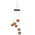 Wefuesd Gardening Supplies Charming Wind Chimes Outdoor Hummingbird Water Feeder Wind Chime Shaped Bird Feeders for Viewing Hanging Garden Water Feeder for Birds Outdoor Decor Garden Decor A