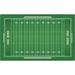 Washable Sports Field Print Indoor or Outdoor Rug for Living Area or Play Room Bedroom Mat Patio Carpet or Entryway Rug 5 x 8