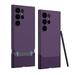 for Samsung Galaxy S24 Ultra Back Case Frosted Hard PC Durable Cut Architecture Magnetic Detachable Splice Shockproof Drop Protective Anti-scratch Phone Case Cover For S24 Ultra Purple