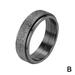 1pc Sand Blasted Anxiety Spinner Rings For men and Fidget NE Decompression Q6J3