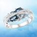 JilgTeok Rings for Women Clearance Ladies Fashion Diamond Fashion Heart-Shaped Female Blue Jewelry Mothers Day Gifts