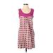 Gretchen Scott Designs Casual Dress - Shift Scoop Neck Sleeveless: Purple Color Block Dresses - Women's Size X-Small
