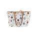 Dooney & Bourke Leather Tote Bag: White Print Bags