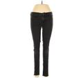 American Eagle Outfitters Jeggings - Mid/Reg Rise: Black Bottoms - Women's Size 8 - Black Wash