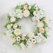 Brenberke Simulation Garland Door Decoration Ornaments Mori Colorful Garland Window Wedding Decoration Photography Props Peony Hydrangea