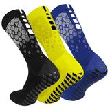 ASICS Terry Cushioned Football Socks Non Slip Athletic Socks with Grippers for Men and Women