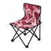 Love Hearts in Valentine Portable Camping Chair Outdoor Folding Beach Chair Fishing Chair Lawn Chair with Carry Bag Support to 220LBS