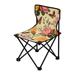 Butterfly and Roses Flowers Portable Camping Chair Outdoor Folding Beach Chair Fishing Chair Lawn Chair with Carry Bag Support to 220LBS