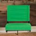 500 Lb. Rated Lightweight Stadium Chair With Handle & Ultra-Padded Seat Bright Green