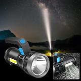 Cob Side Light Multifunctional Strong Light Flashlight Outdoor Led Portable Home Usb Rechargeable Flashlight on Clearance Flashlight Flashlights High Lumens Tactical Flashlight Led Flashlight