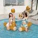 WEANT Pool Toys for Teens And Adults; 4 Pcs Package Inflatable Floating Water Toys Aerated Adult Children Pool Party Water Sports Games Log Rafts to Float Toys Pool Toys