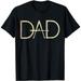 Mens Baseball Dad Baseball Catcher Dad Softball Daddy For Father T-Shirt