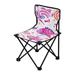 Pink Fish Portable Camping Chair Outdoor Folding Beach Chair Fishing Chair Lawn Chair with Carry Bag Support to 220LBS