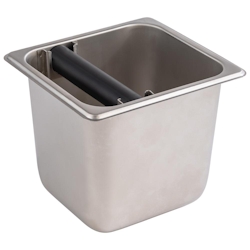 APS GN 1/6 Abklopfbehälter, 17,6 x 16,2 cm, Tiefe: 150 mm, Edelstahl, 2,4 Liter