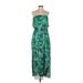 Banana Republic Casual Dress - A-Line Strapless Sleeveless: Green Dresses - Women's Size 0