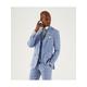 Skopes Dudley Check Tailored Suit Jacket - Light Blue, Light Blue, Size 52, Men