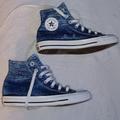 Converse Shoes | Converse All Star Chuck Taylor Hi Top Shoes Sneakers Ladies Blue | Color: Blue | Size: 6