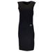 Gucci Dresses | Gucci Black / Silver Horsebit Detail Sleeveless Cut-Out Jersey Midi Dress | Color: Black/Silver | Size: Xl