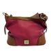 Dooney & Bourke Bags | Dooney & Bourke Db Pink Pebble Leather Shoulder Bag | Color: Brown/Pink | Size: Os