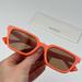 Gucci Accessories | Gucci Gg1539s 004 Brand New Sunglasses Orange Brown Unisex Rectangle | Color: Gray/Orange | Size: Os