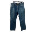 Carhartt Jeans | Carhartt Mens Mid Rise Straight Leg Relaxed Fit Thermal Lined Jeans Size 40x32 | Color: Blue | Size: 40