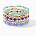 Lilly Pulitzer Jewelry | Lilly Pulitzer Social Sunset Bracelet Nwt | Color: Blue/Gold | Size: Os