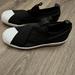 Adidas Shoes | Adidas Men Shell Toe Slip On Size 7.5 Black & White Superstar | Color: Black | Size: 7.5