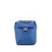Chanel Leather Backpack: Blue Accessories