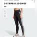 Adidas Pants & Jumpsuits | Adidas Women's Three-Stripe Leggings | Color: Black/White | Size: M