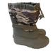 Columbia Shoes | Columbia Big Kid Size 6 Powderbug Plus Ii Winter Snow Boots Gray Camouflage | Color: Blue/Gray | Size: 6b
